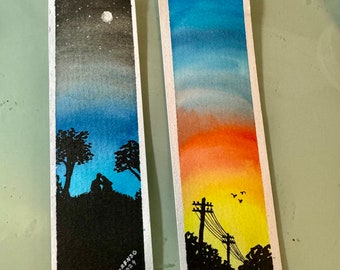 Aquarell-Lesezeichen