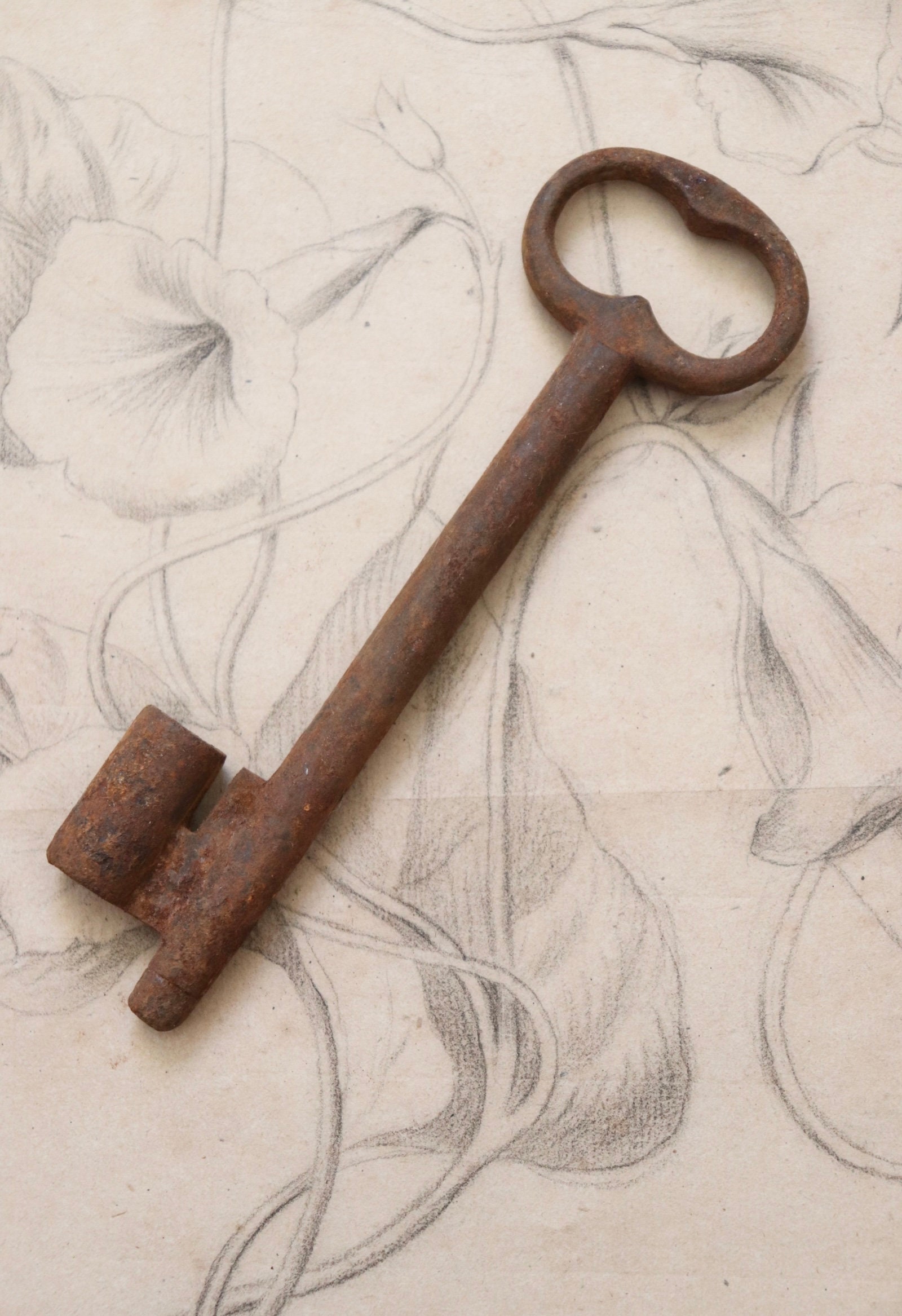 Huge French Chateau Key Antique