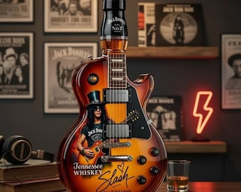 Jarra de whisky con forma de guitarra, botella decorativa, artículo de colección de música rock, decantador de whisky de Tennessee, pieza de acento para bar en casa