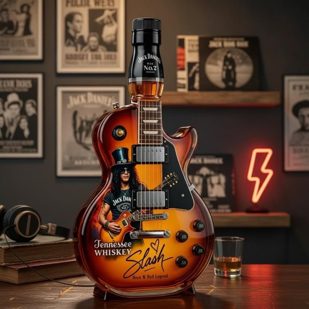 Jack Daniels Decanter Guitar - Etsy UK