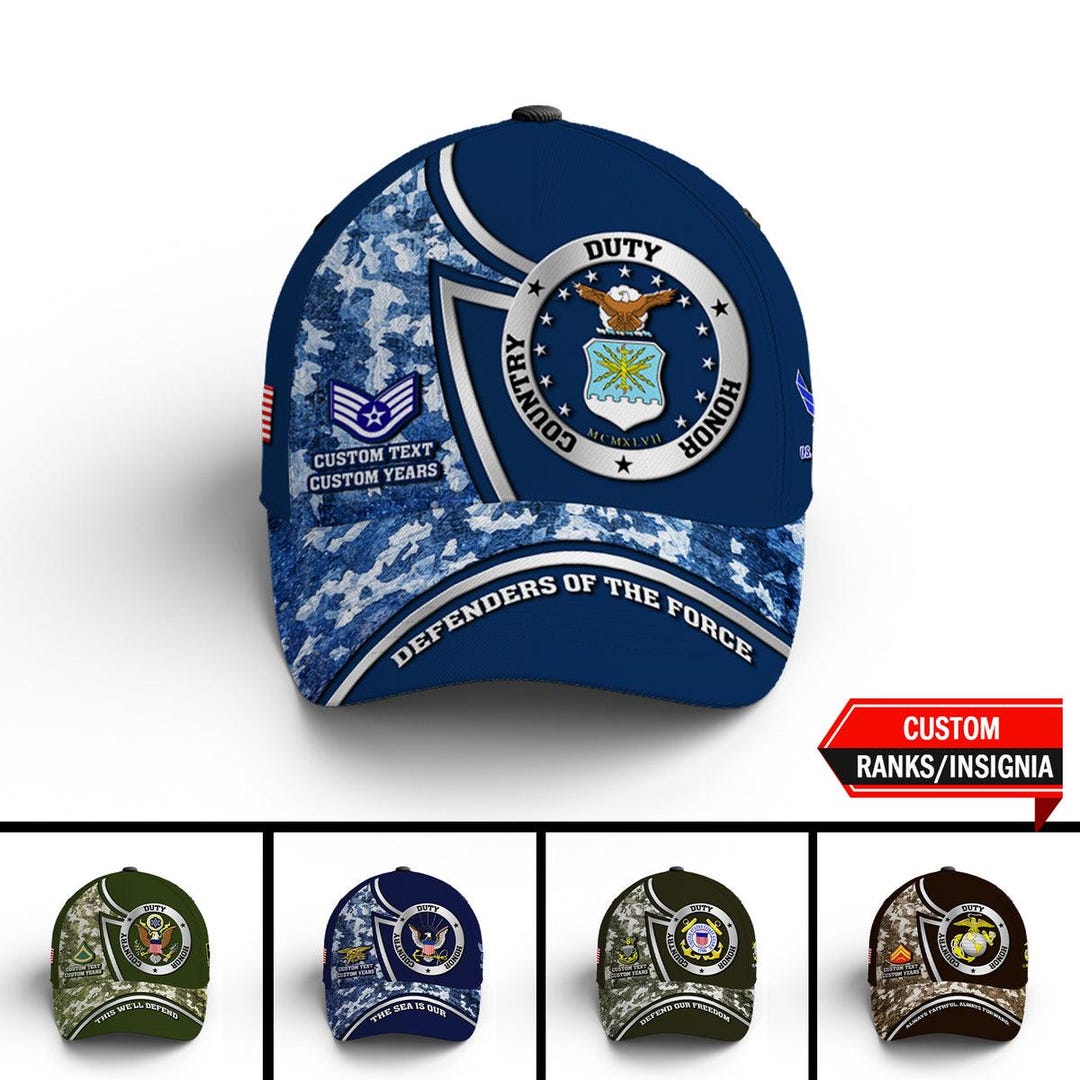 Custom Ranks/insignia, Personalized Name and Years Served All Over ...
