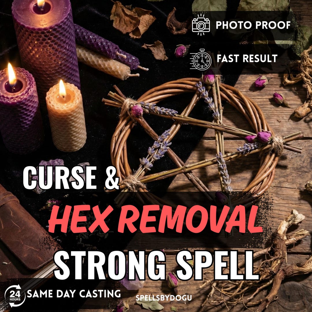 Etsy Witch Hex Removal Spell Same Day Casting, Powerful Curse Removal ...