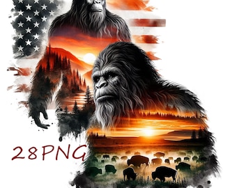 Bigfoot PNG Clipart. Sasquatch & Yeti Images (26 Transparent Files)