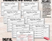 Central Idea Graphic Organizer, Reading Comprehension (Printable)