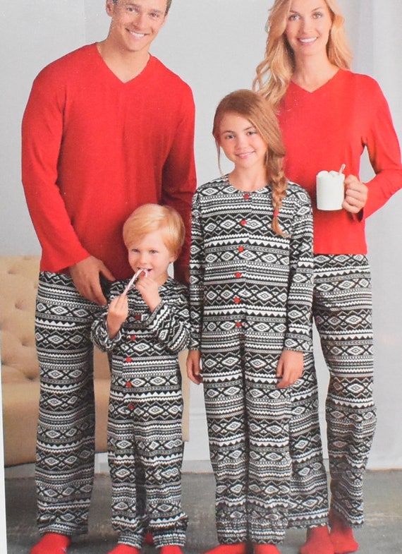 Adult Pants Top Sewing Pattern Simplicity 8269 Family Unisex Child Jumpsuit