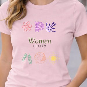 Women in Science, Women In STEM tee, Branches of Science Shirt, Science Tee, Science Lab Shirt, Science Tee, Engineer STEM Math