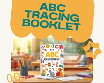ABC Tracing Book for Kids | Printable Alphabet Workbook (PDF)