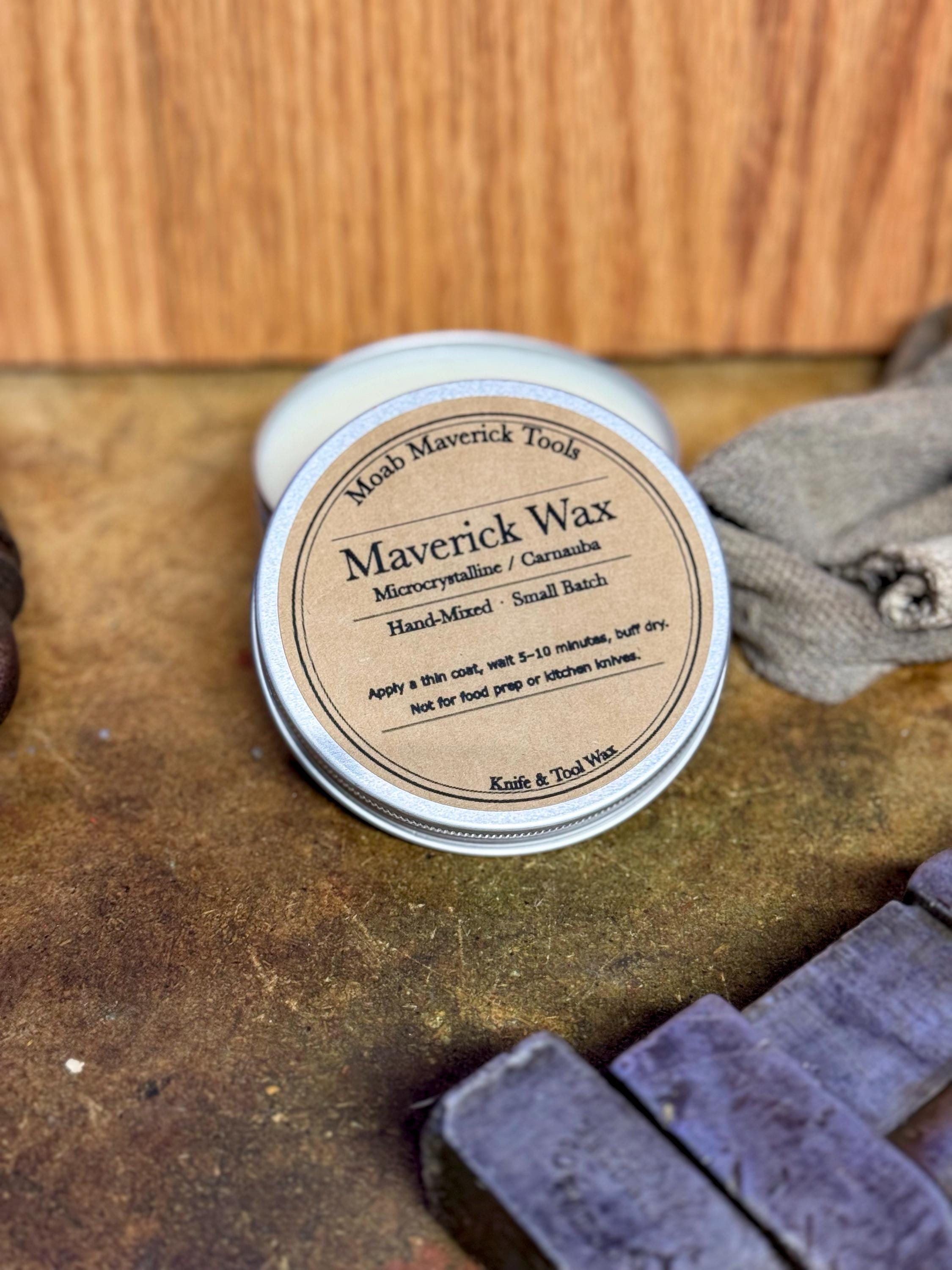 Maverick Wax – Microcrystalline Tool Wax for Knives & Hand Tools