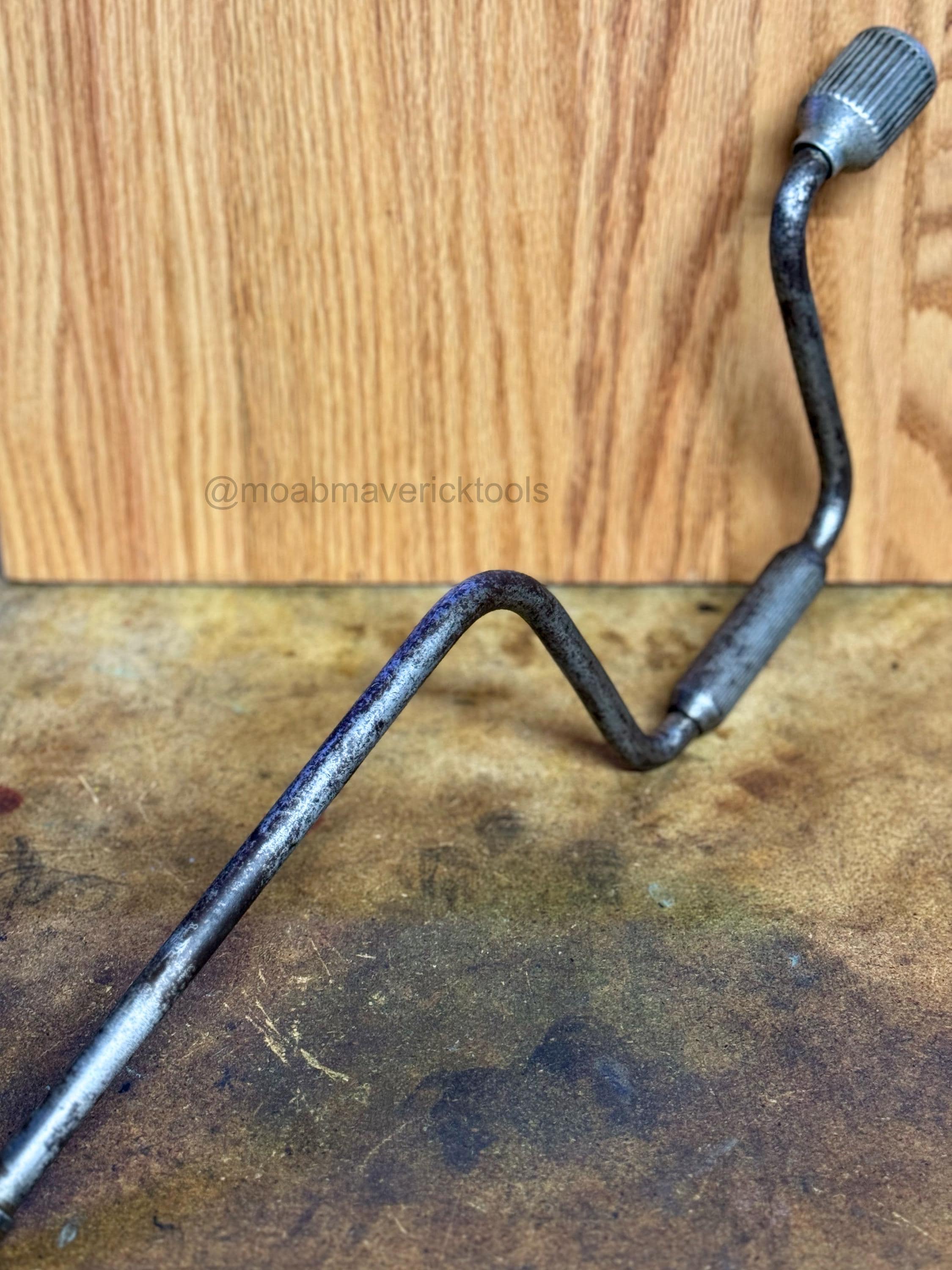Vintage Bonney B-4086 1/2” drive speed wrench – chrome vanadium USA socket brace
