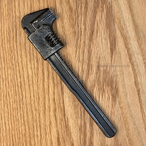 Vintage Fairmount Monkey Wrench, 8 Inch Adjustable Wrench, Antique Shop Tool Decor