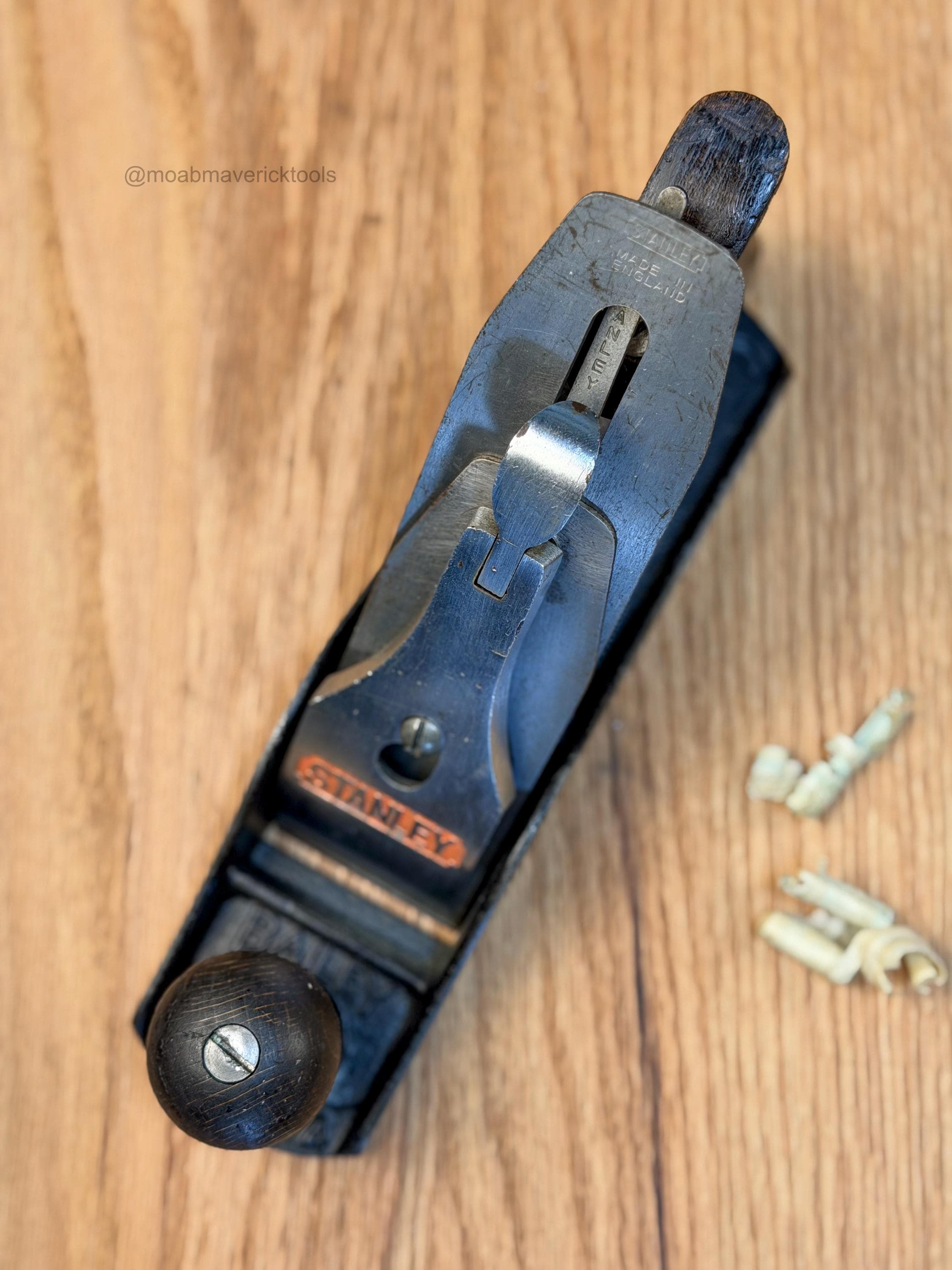 Vintage Stanley Bailey No 4 Hand Plane, Made in England, Tuned User Smoothing Plane