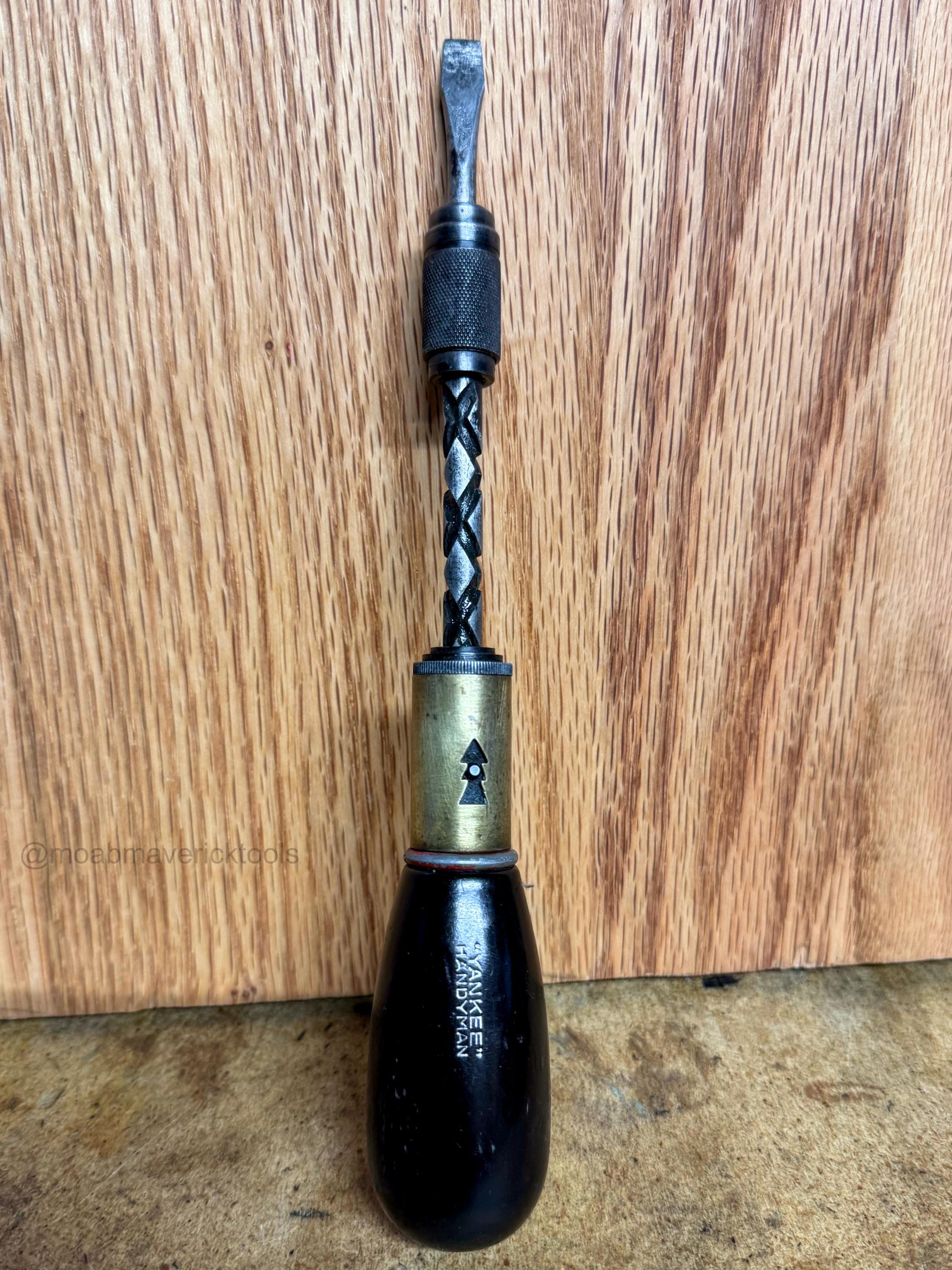 Vintage Yankee Handyman 33H Spiral Ratchet Screwdriver – North Bros Brass & Wood USA