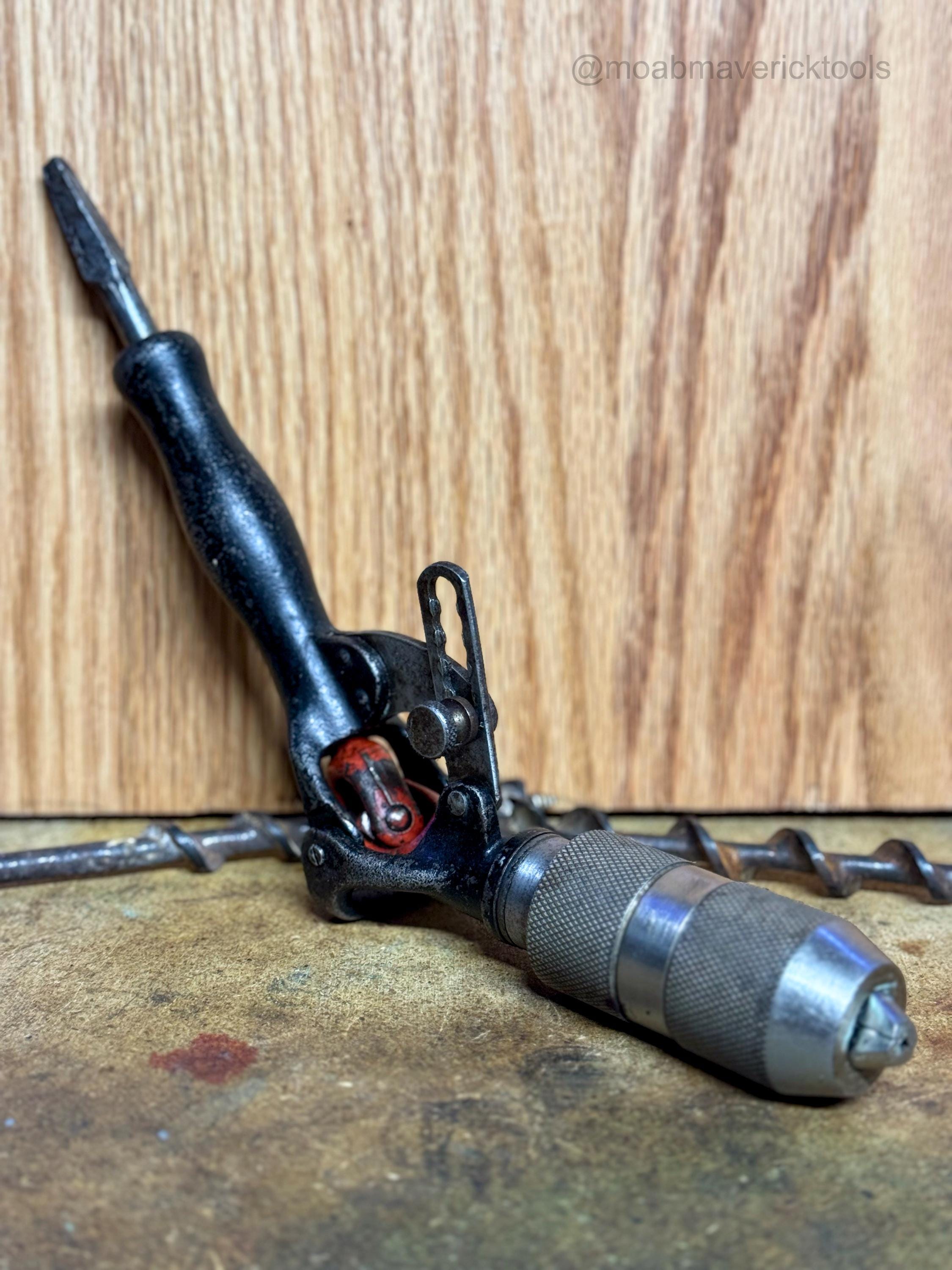 Vintage Craftsman Adjustable Angle Drill Attachment – USA Made Offset Driver Tool