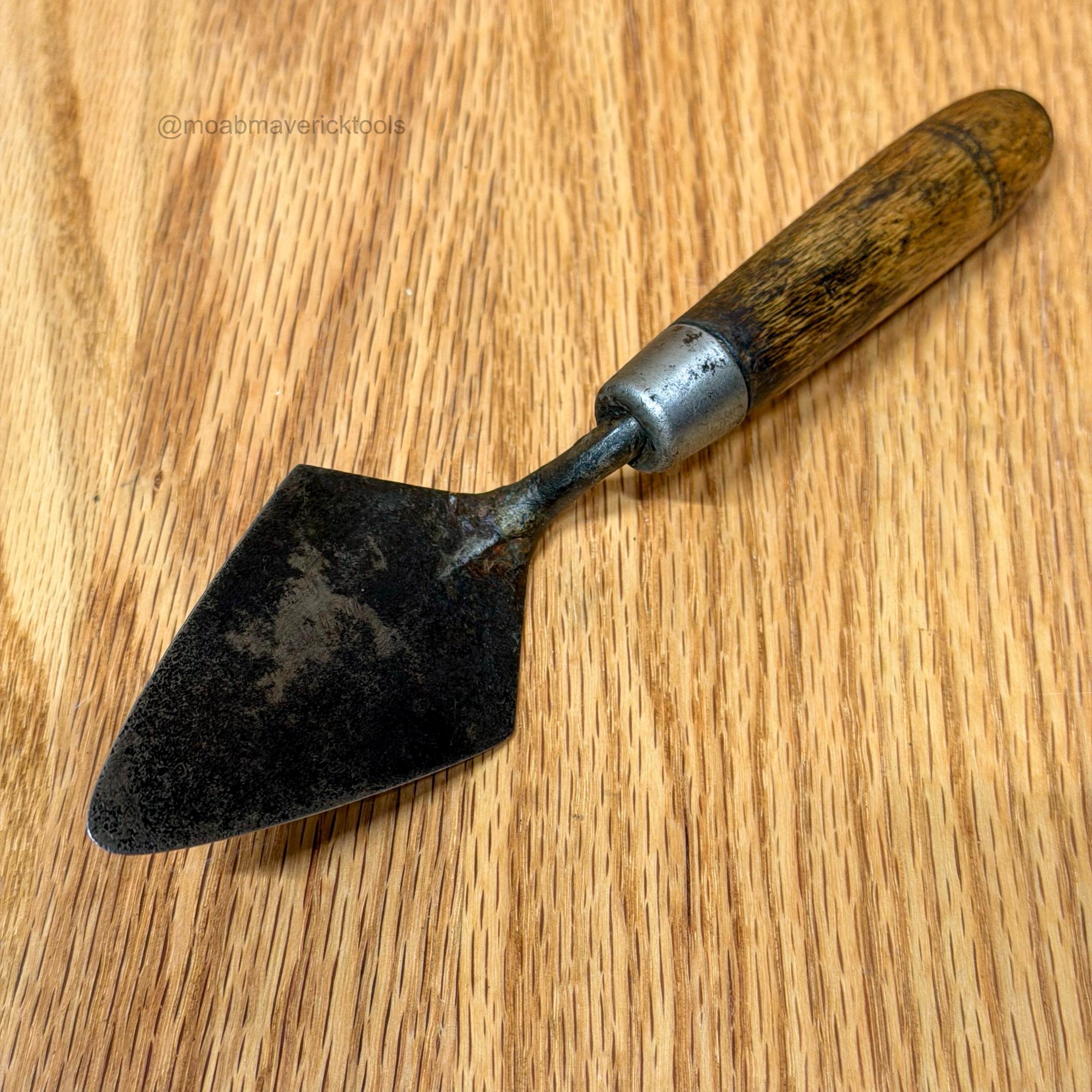 Vintage Pointing Trowel Wood Handle Masonry Tool Primitive Shop Decor