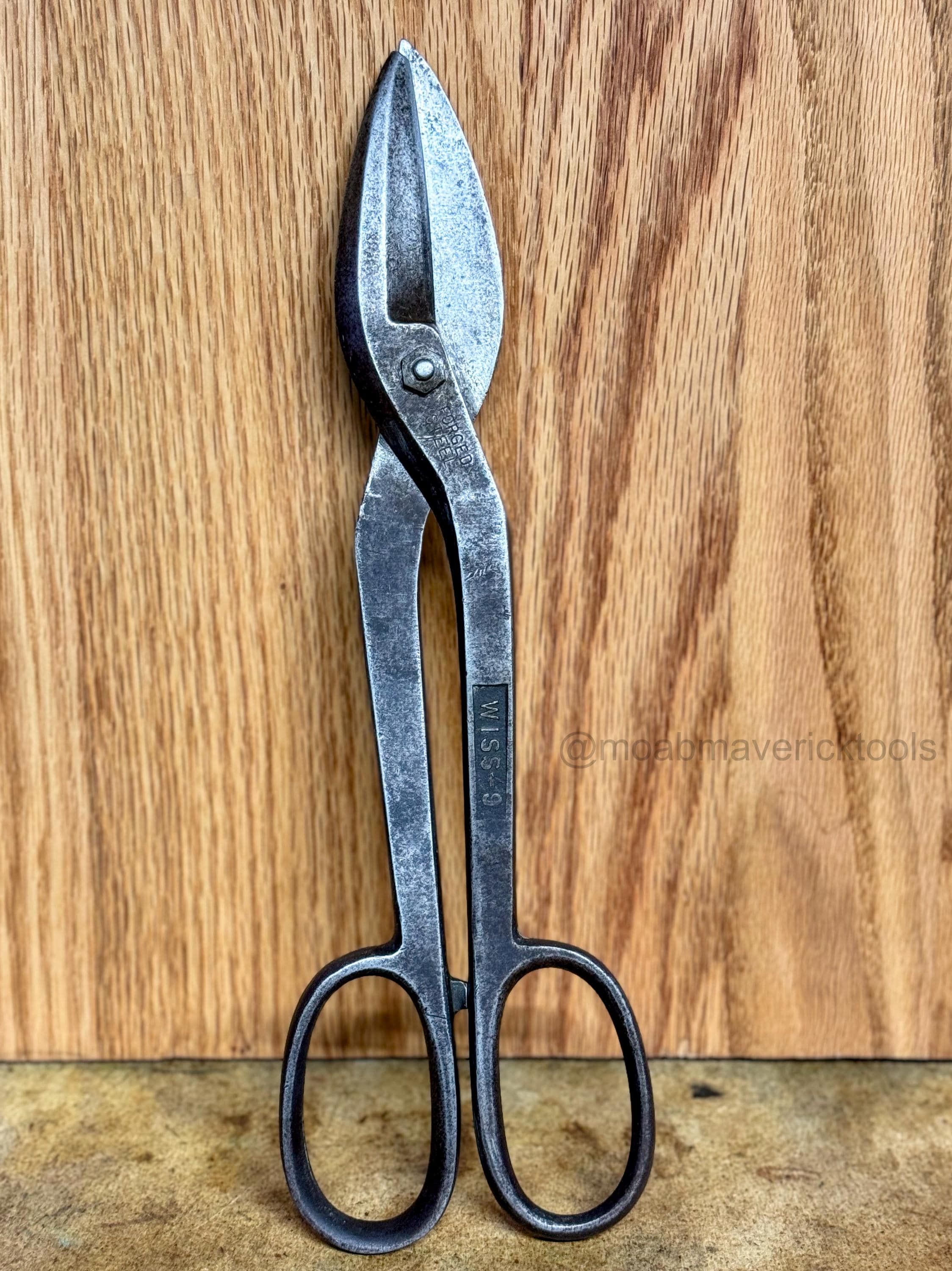 Cisailles à Métaux Vintage Wiss 8 Pouces - Acier Massif Forgé - Made In USA - Occasion
