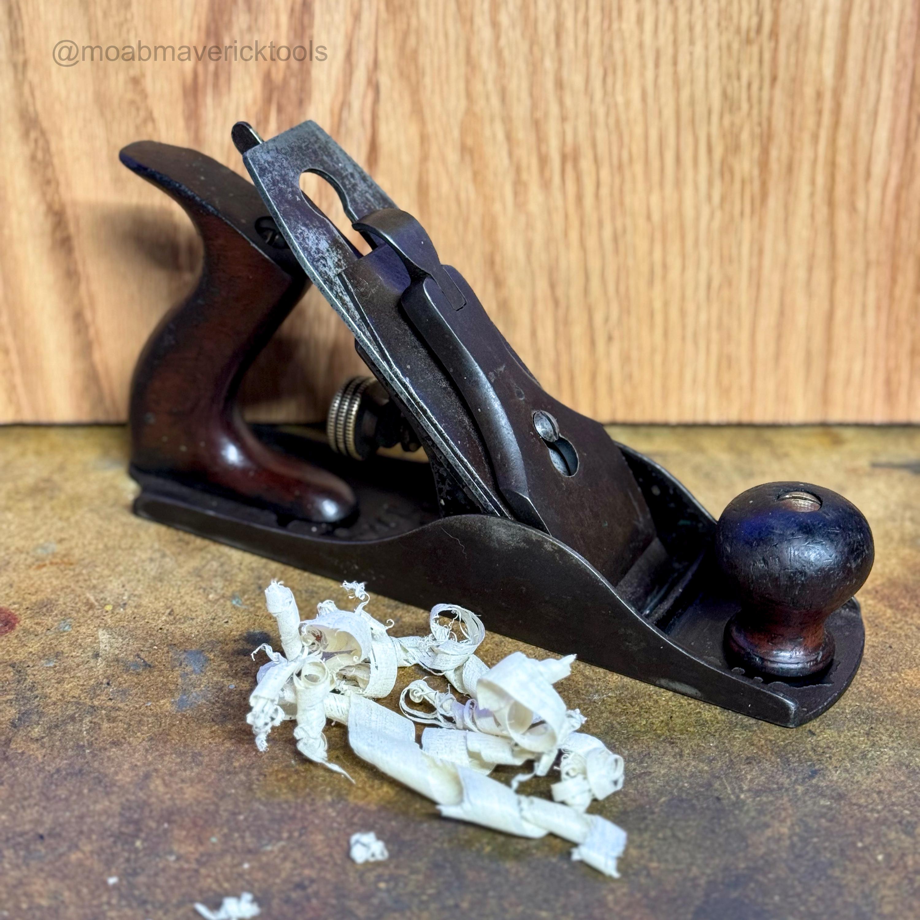Vintage Union No. 4 Smoothing Plane – Restored Bailey Pattern Bench Plane