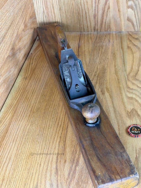 Antique Sargent No 3428 Jointer Plane, 28 Inch Transitional Wood Plane, Vintage Woodworking Tool, Workshop Decor