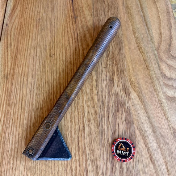 Antique Primitive Corn Knife, Sickle Mower Blade Farm Tool, Handmade Tobacco Knife, Farmhouse Decor