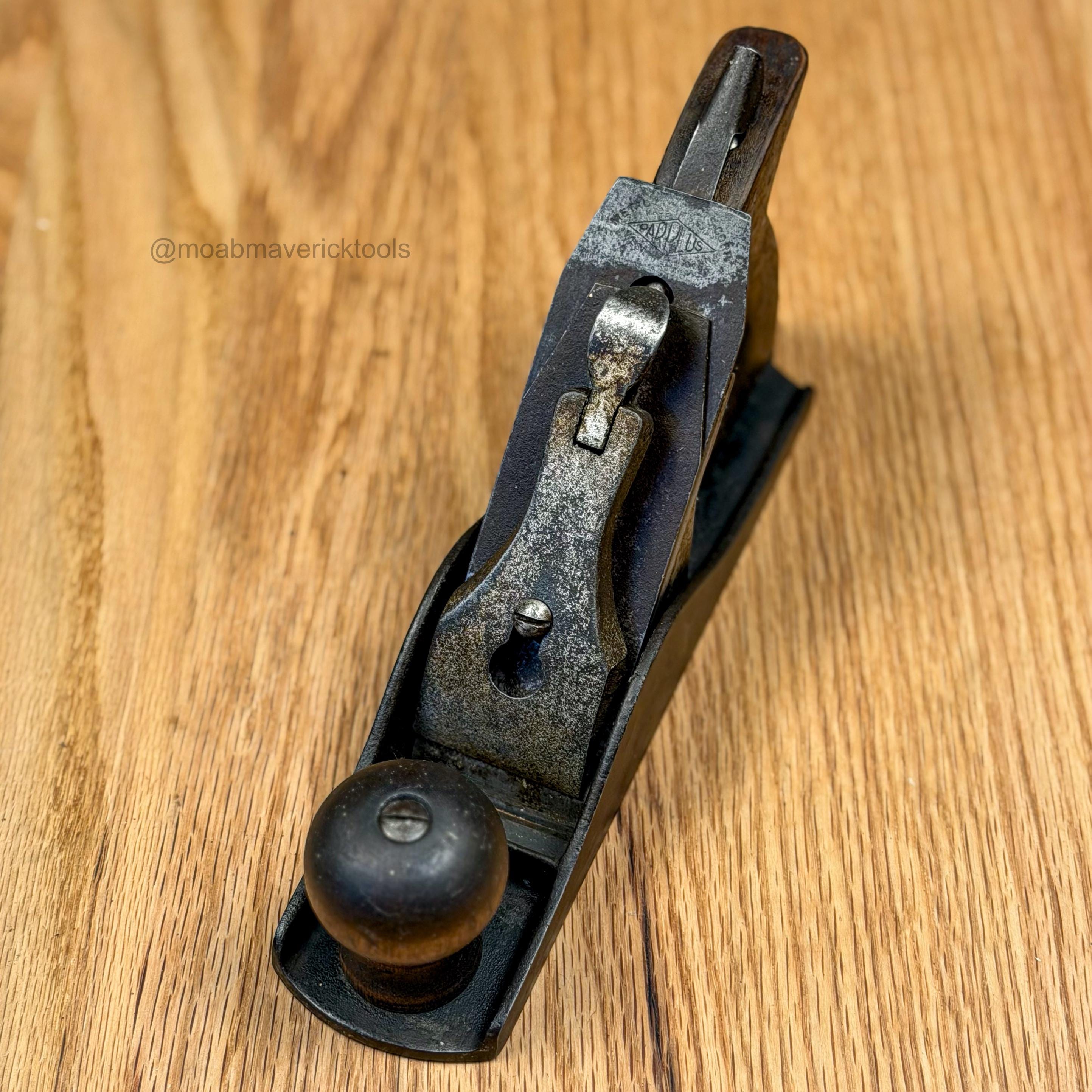 Vintage Parplus Bench Plane, 1930s USA Woodworking Hand Plane, Restored User Tool
