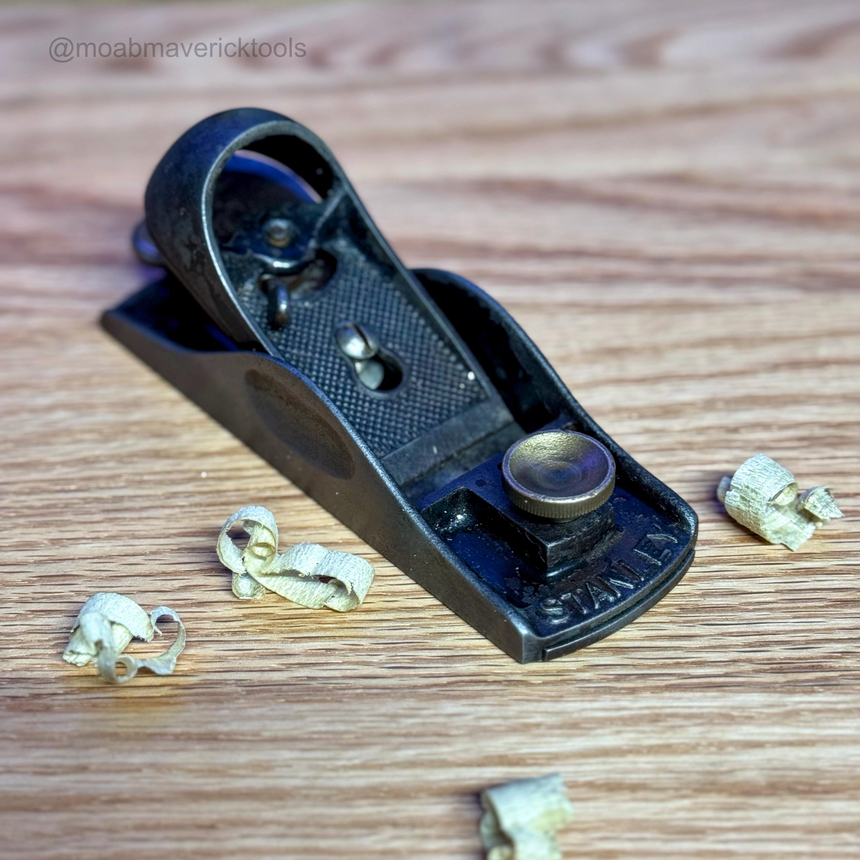 Vintage Stanley No. 9 1/2 Block Plane | Original Finish | Cleaned & Tuned | Made in USA