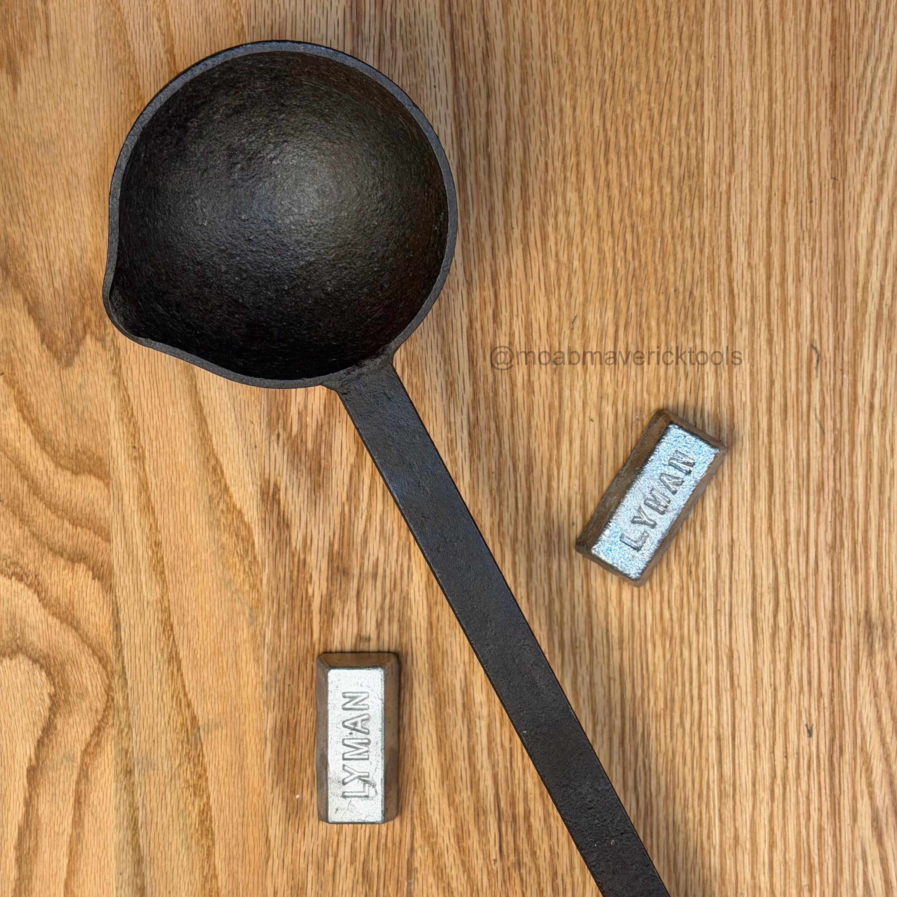 Vintage Cast Iron Smelting Ladle, Large Foundry Pouring Spoon, Blacksmith Industrial Wall Decor