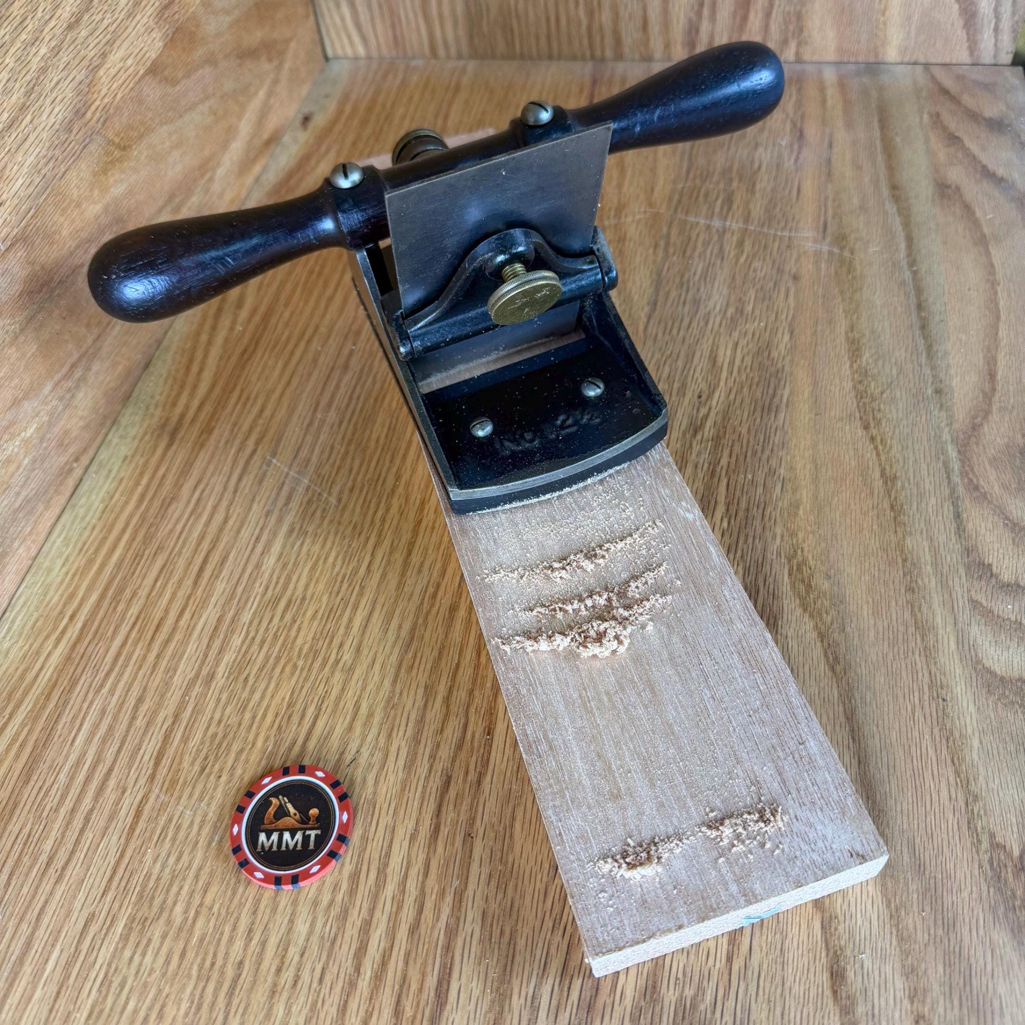 Vintage Stanley No 12 1/2 Veneer Scraper Plane Sweetheart SW Rosewood Woodworking Tool
