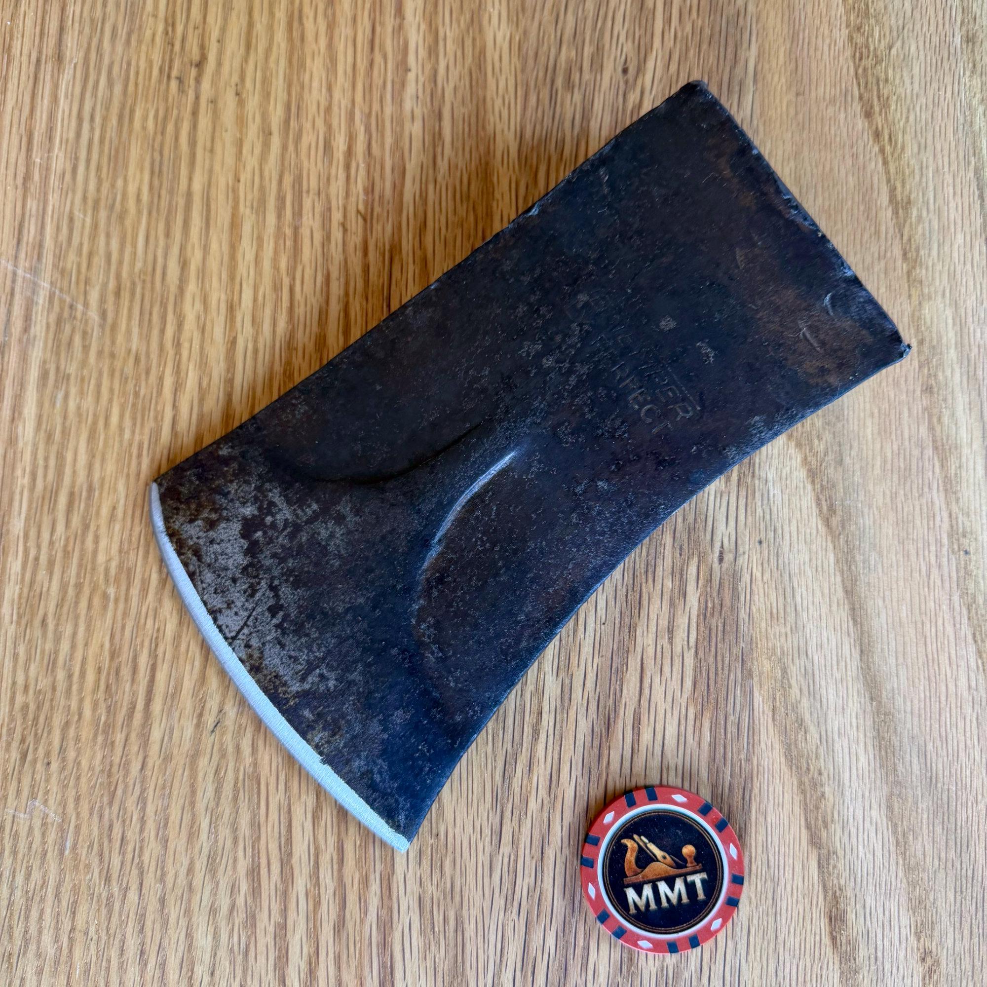 Vintage True Temper Kelly Perfect Axe Head - Phantom Bevel Single Bit Felling Axe