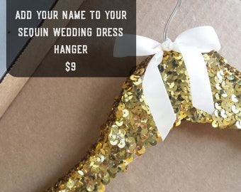 Wire ADD-ON for Sequin Wedding dress hanger