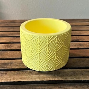 Vintage Design Flowerpot, Small Cactus Pot with Drainage Holes, Round Indoor Outdoor Succulent Planter