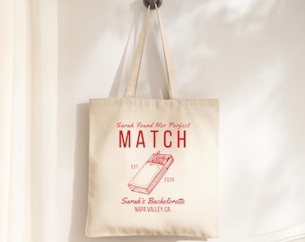 Encontré su bolso de mano de despedida de soltera Perfect Match, bolso de mano Perfect Match, regalos para fiesta nupcial, tema de despedida de soltera de fuego