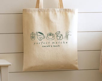 Bolsa de Matcha, Bolsa de Matcha para Despedida de Soltera, Girls Gone Mild, Regalo para Amantes del Matcha, Café Helado con Matcha, Regalo para Ella