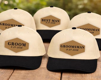 Regalos para padrinos de boda, gorras bordadas para la propuesta de padrinos, gorras personalizadas para la propuesta de padrinos, regalo para la propuesta del padrino de boda, regalos a juego para padrinos de boda
