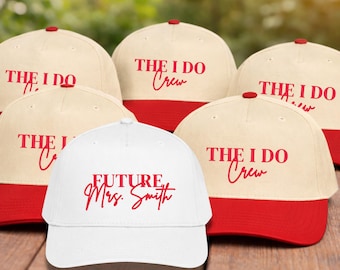 Sombrero de futura novia, sombreros bordados para despedida de soltera, sombreros de camionero para despedida de soltera, sombreros de camionero bordados personalizados estilo años 90, club social