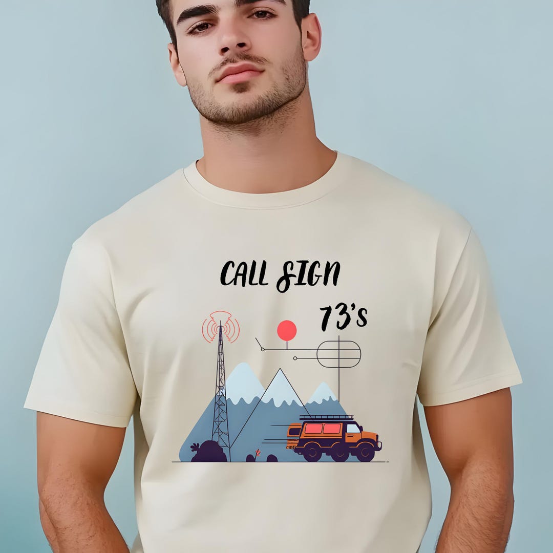 Ham Radio Operator T-shirt – 73s Call Sign, Field Day POTA Tee - Etsy