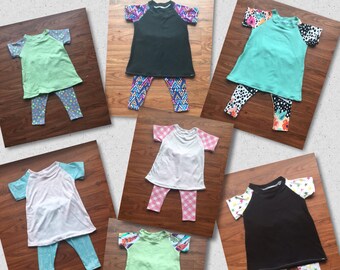 Raglan Dress & Legging Set 3-6 Months