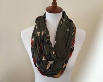 Green Joleen DBP Infinity Scarf