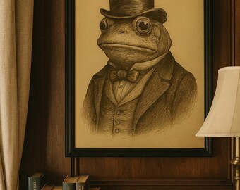 Mr. Toad Victorian Portrait | Wind in the Willows Inspired Art Print ...