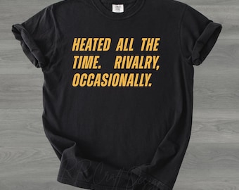 Camiseta "Heated All The Time Rivalry Occasionally", Camiseta "Heated Rivalry Hockey Romance Boxy", Camiseta Hudson Williams Connor Storrie, Comfort Colors