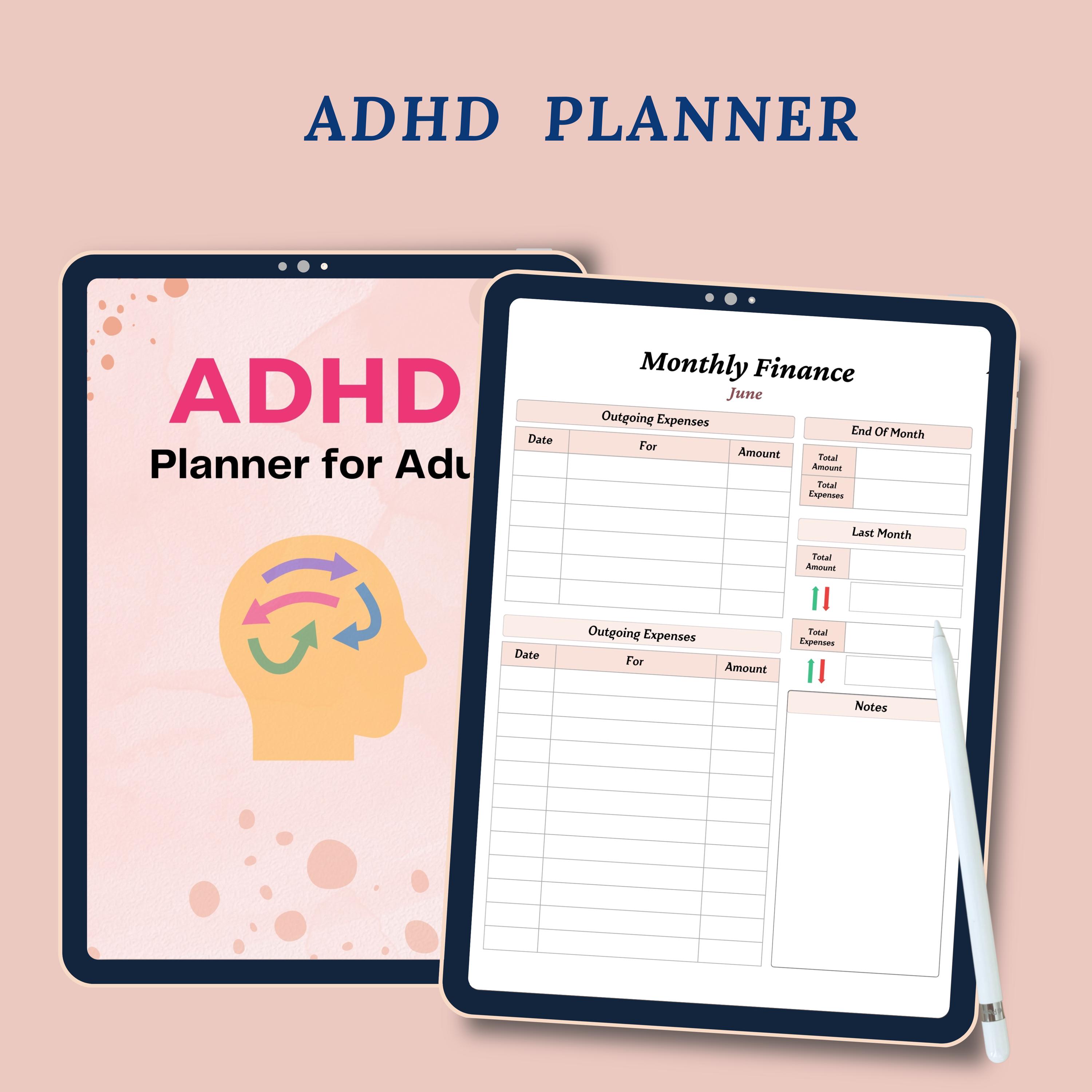 ADHD Planner | Digital ADHD Planner for Focus, Routines & Productivity ...