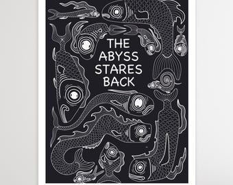 Fish Of The Abyss Art Print