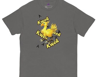Chocobo "Kweh"  Final Fantasy 14 Fan Art Graphic Tee | FFXIV Gamer Gift