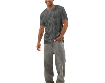 Chainmail Print T-Shirt | Medieval Armor Tee | Cosplay & Renaissance Faire Shirt | Fantasy Clothing