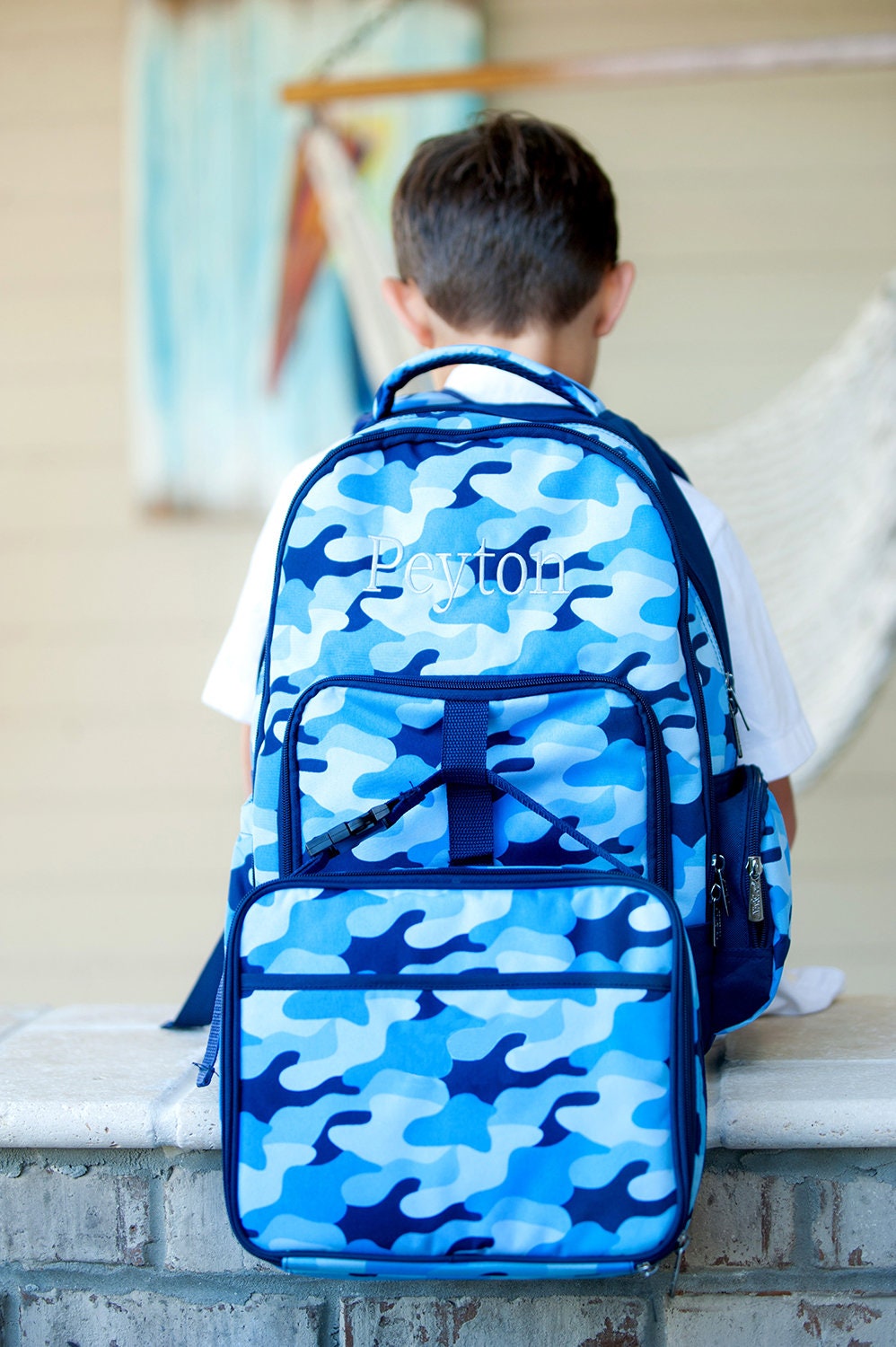 Boy's Personalized Backpack and Lunch Box Set Etsy