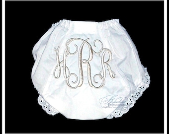 Personalized Baby Bloomers: Monogrammed Diaper Cover