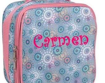 Personalized Lunchbox: Sunburst Boho Insulated Lunch Bag