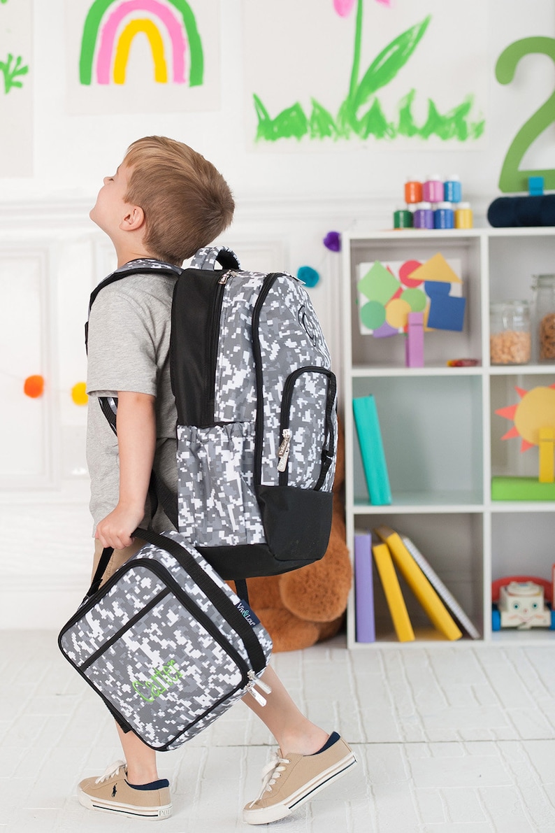 backpack and lunchbox set boy