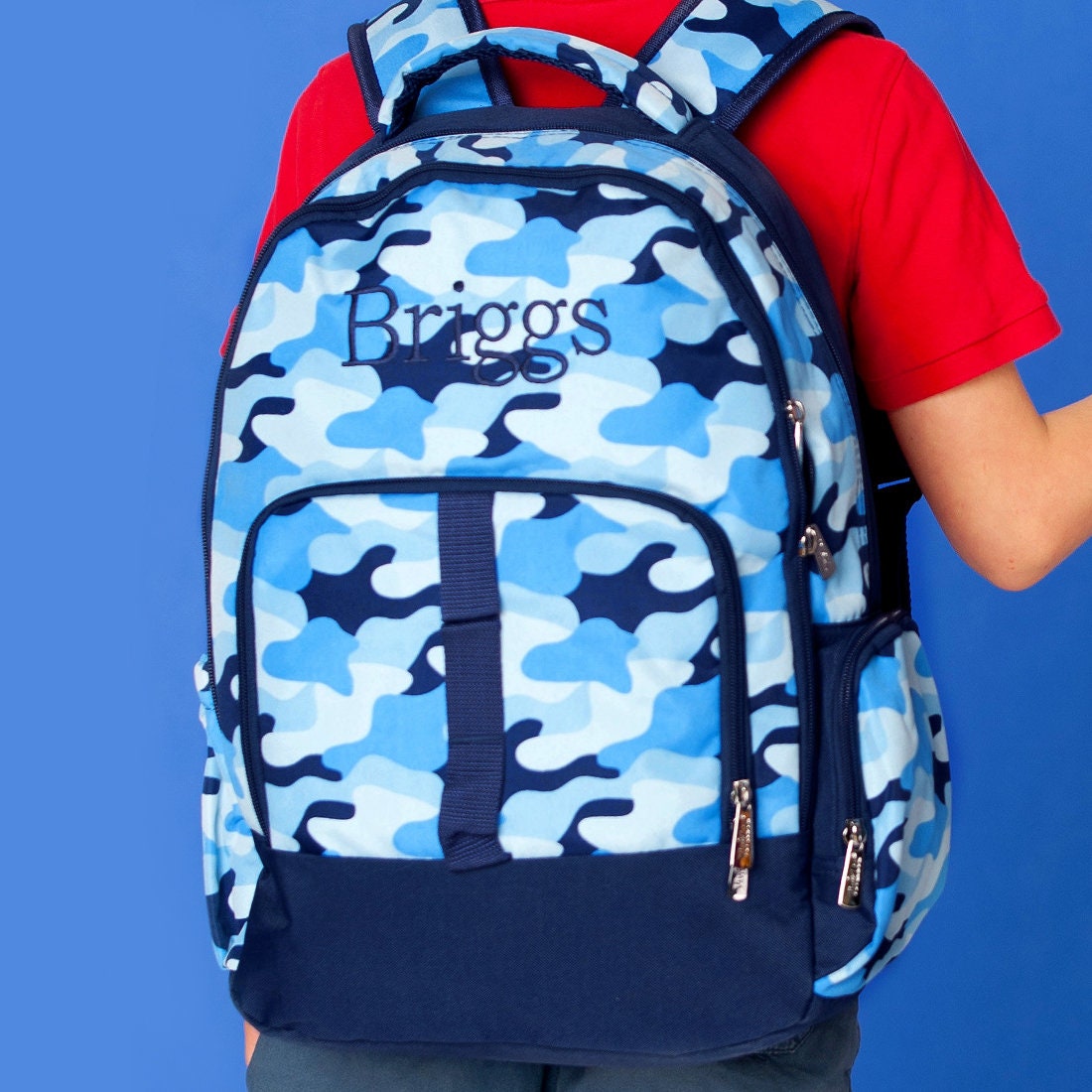 Boy's Personalized Backpack and Lunch Box Set Etsy