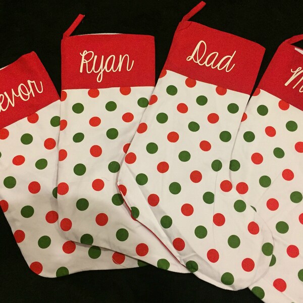 Polka Dot Christmas Etsy