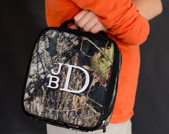 Camo Personalized Lunch Bag: Monogrammed Kids Lunchbox