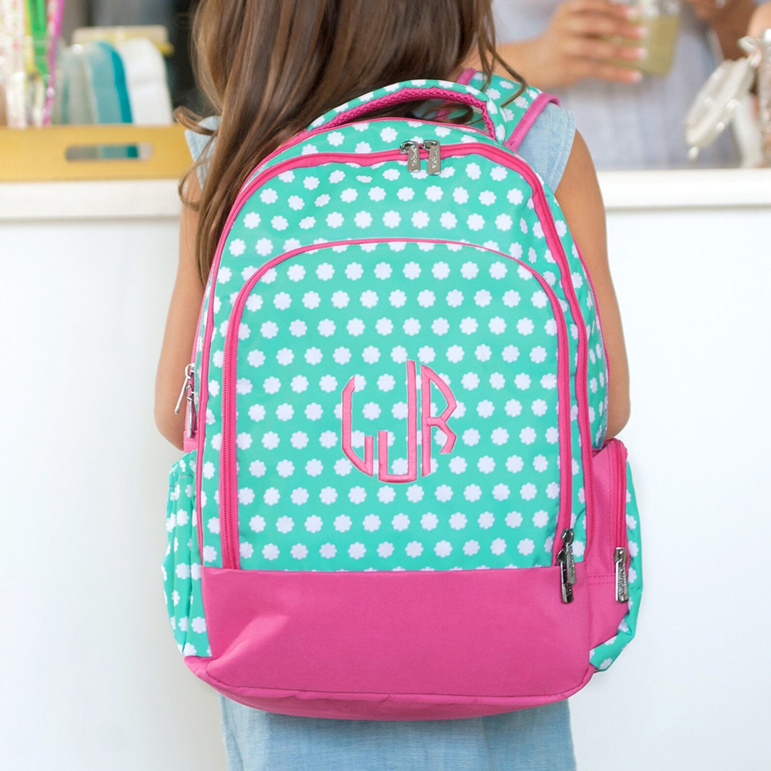Monogrammed Backpack for Girls Hadley Bloom Backpack FREE Etsy